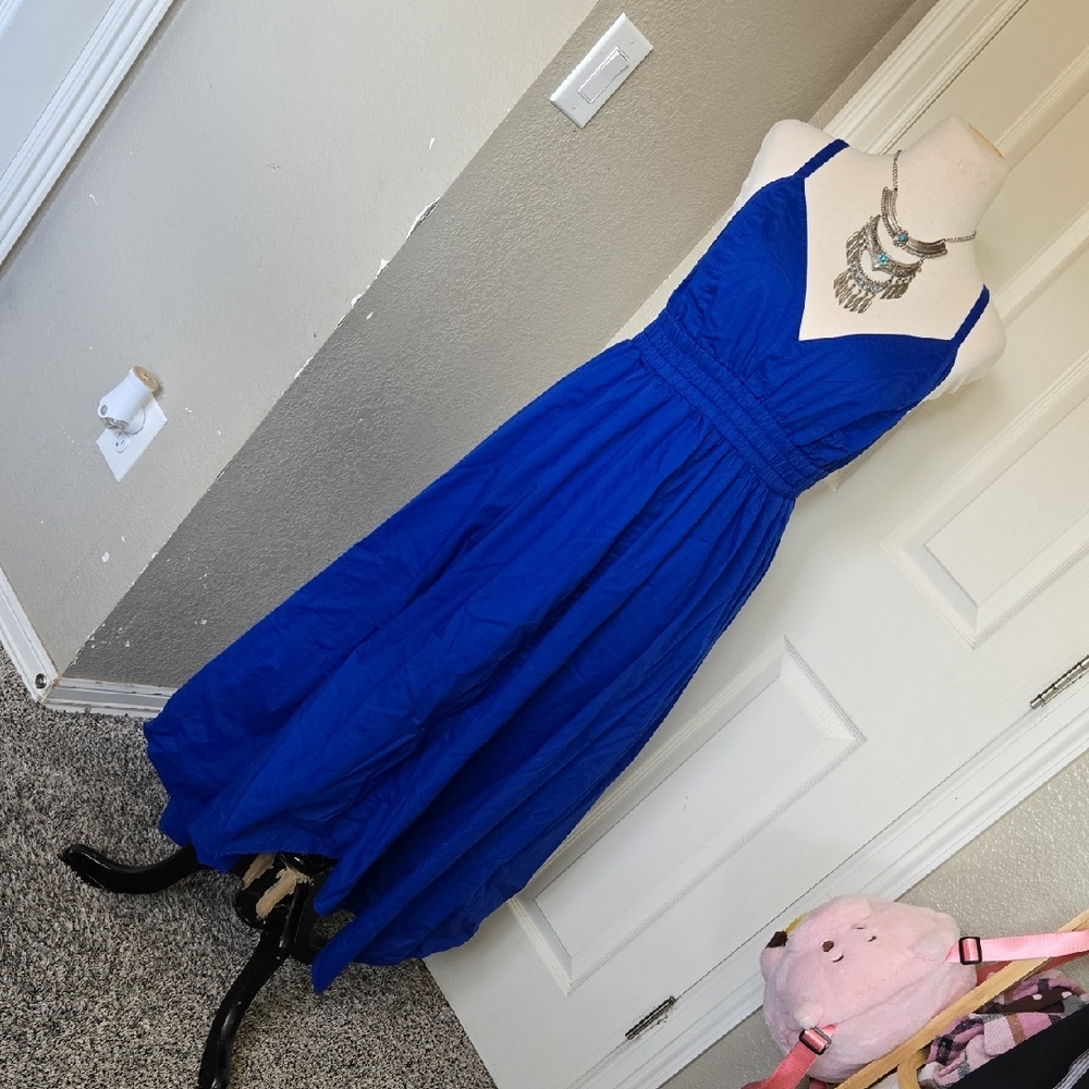 Old Navy Cobalt Blue Spaghetti-Strap Maxi Dress Size XL PETITE